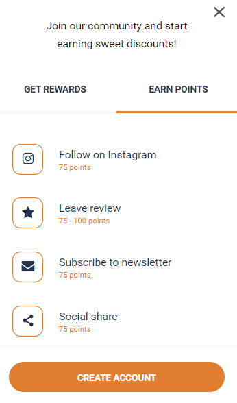 How to earn REWARDS POINTS toward DISCOUNTS