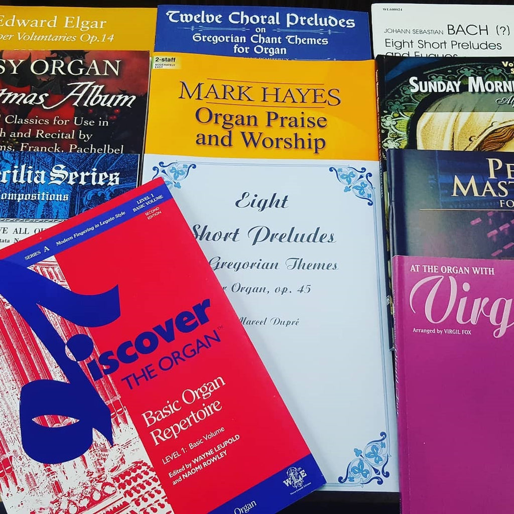 ORGAN MUSIC AND METHOD BOOKS