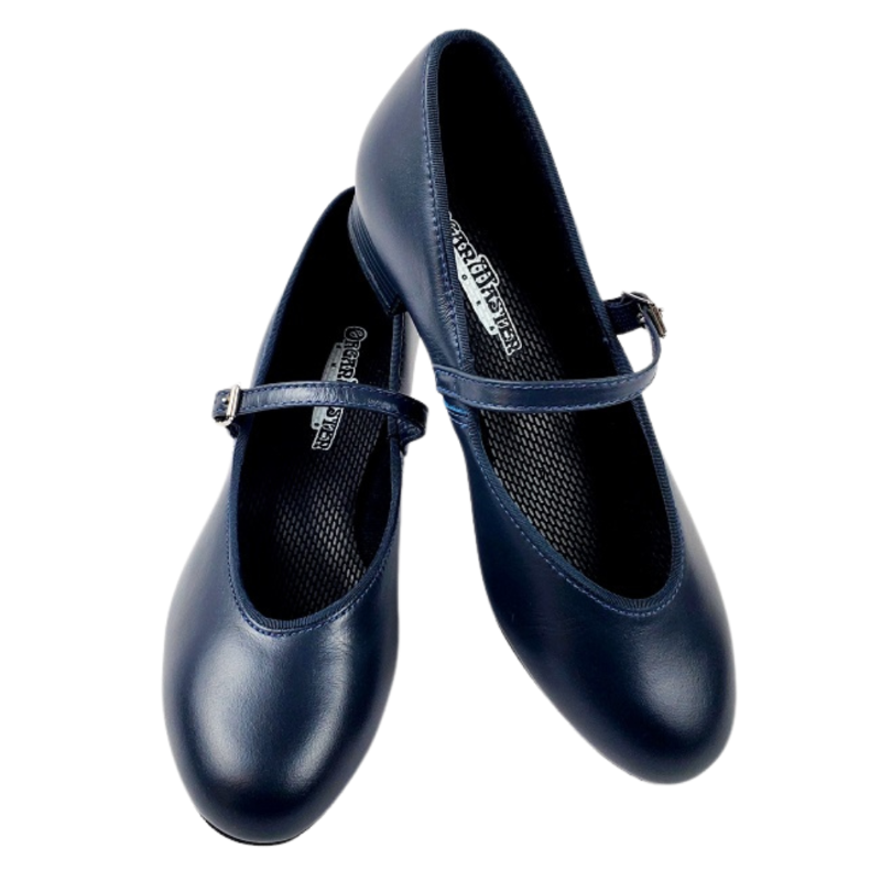 Mary Jane (Navy Blue, Leather) Women's – ORGANMASTER SHOES