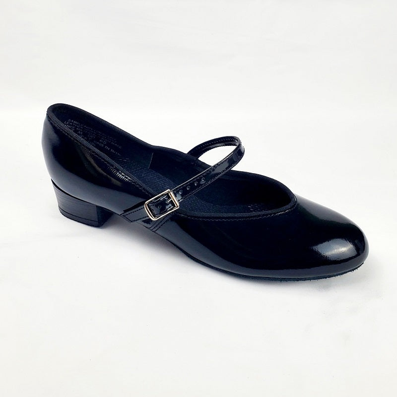 Handmade Mary Jane Style Leather Shoes - Black – Craft Shop Bantry