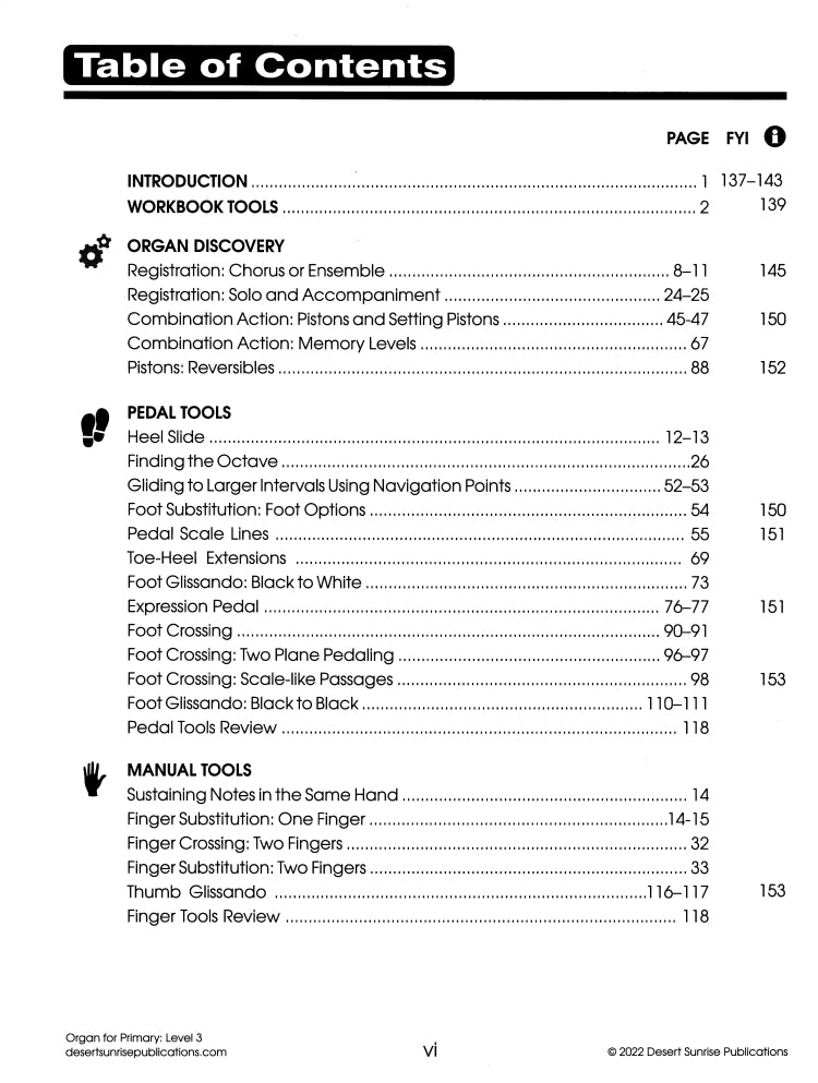 Label Organ Notes.pdf ORGAN FOR PRIMARY (Level 3) – ORGANMASTER SHOES